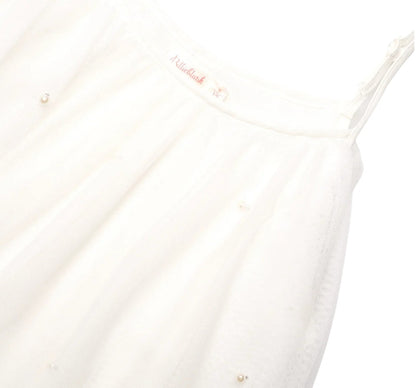 Ceremony Dress With Pearls Ivory