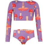 Sun Longsleeve Bikini Hongos Morado