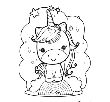 Unicorn Dreams XXL Coloring Book