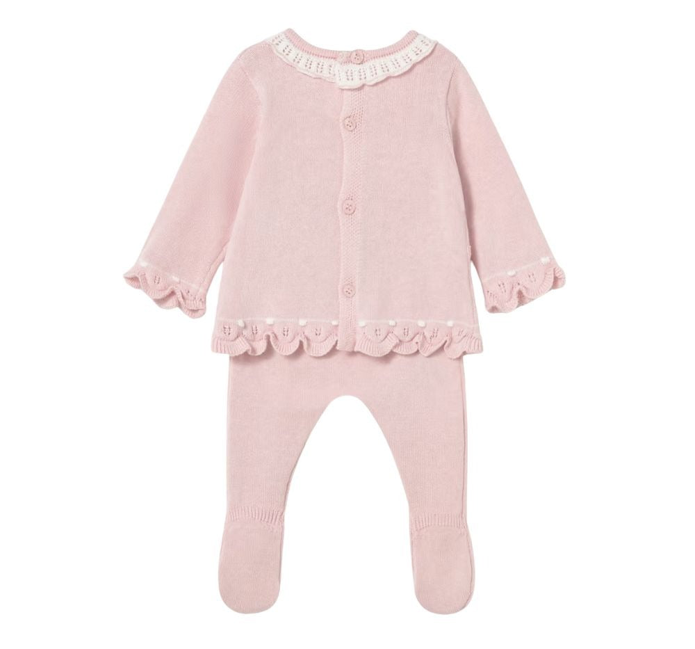Conjunto Polaina Tricot Cuarzo