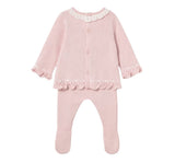 Conjunto Polaina Tricot Cuarzo