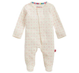 Heart & Bow Pointelle Magnetic Footie
