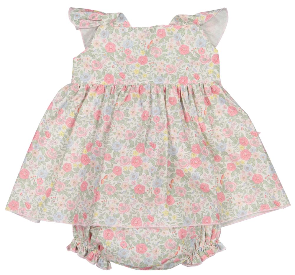 Pink Floral Baby Set