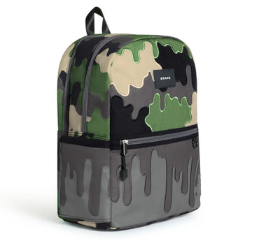 Kane Double Pocket Backpack Camo Drip