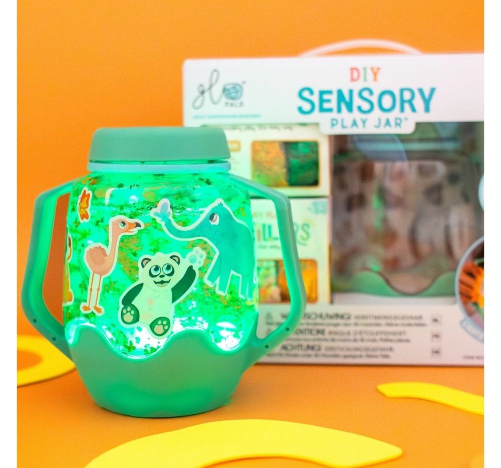 Diy Sensory Play Jar Zoo