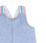 Denim Dress Colorful Elastic Straps