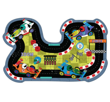 Puzzle Race Track With Molded Box 80PC