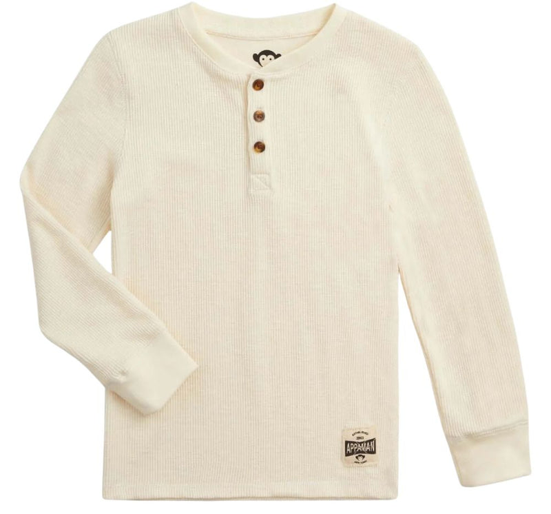 Craftsman Thermal Henley Winter White