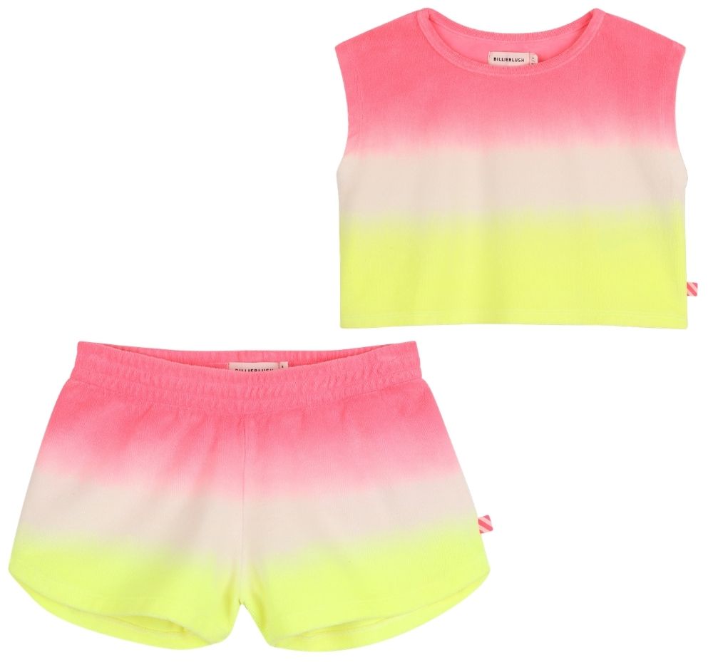 Terry Towel Gradient Tank Top & Shorts
