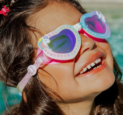 Uniglow Swim Goggles Colorbust Rainbow