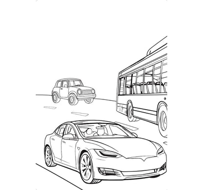 Wheel and Wings XXL Coloring Book