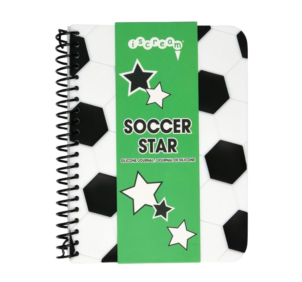 Soccer Star Silicone Notebook