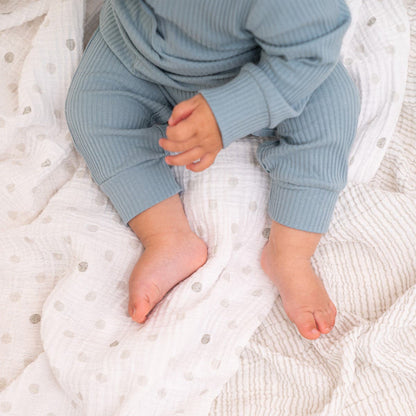 Essentials Swaddle Blanket 2pack Dusty