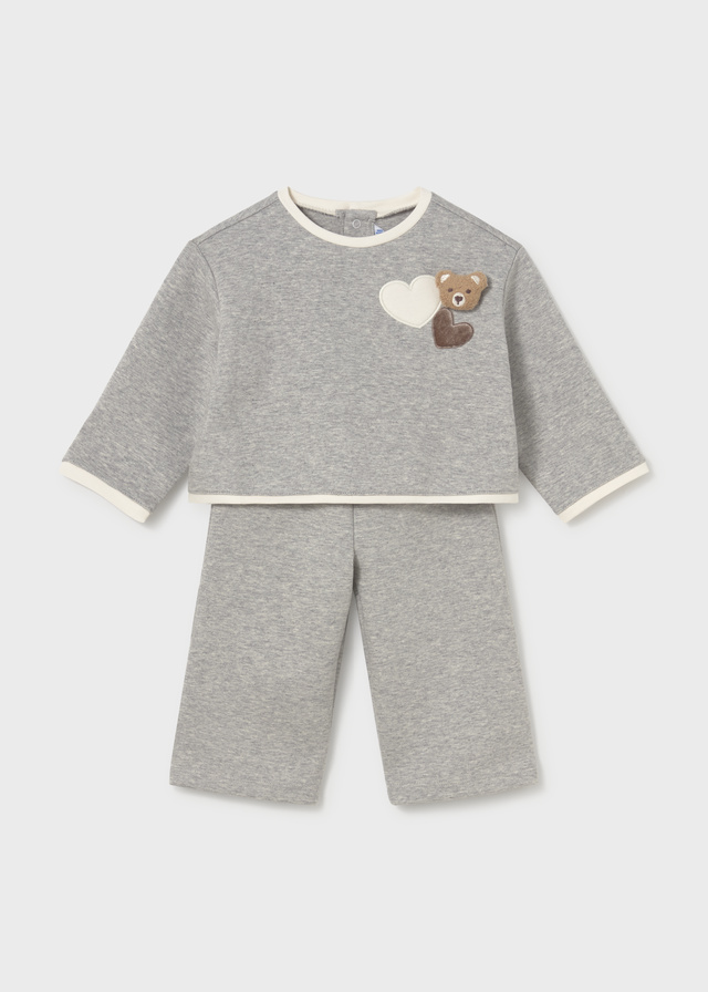 Conjunto Pantalon Largo Gris Vigore