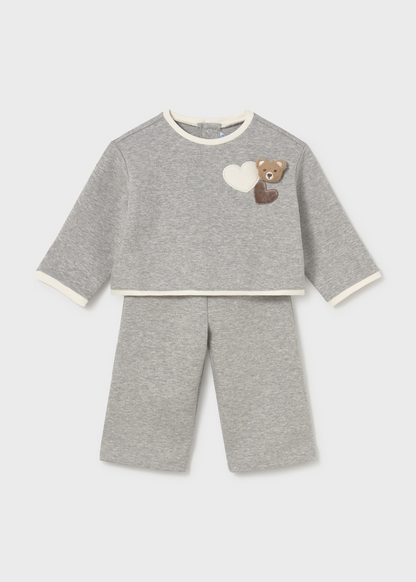 Conjunto Pantalon Largo Gris Vigore