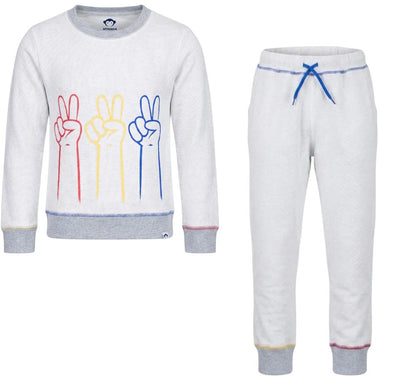 Revel Crewneck and Pants Heather Mist