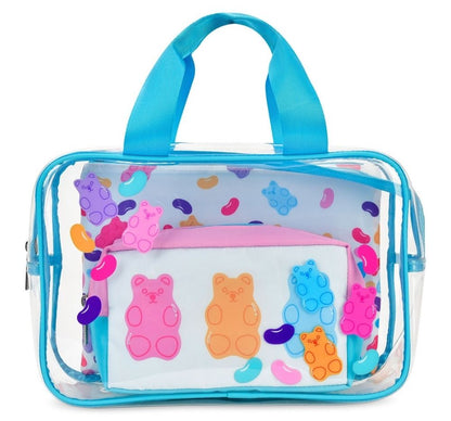 Jelly Bears Cosmetic Bag Trio