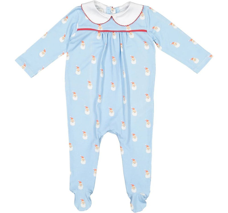 Footed Pajama Santa Tell Me Baby