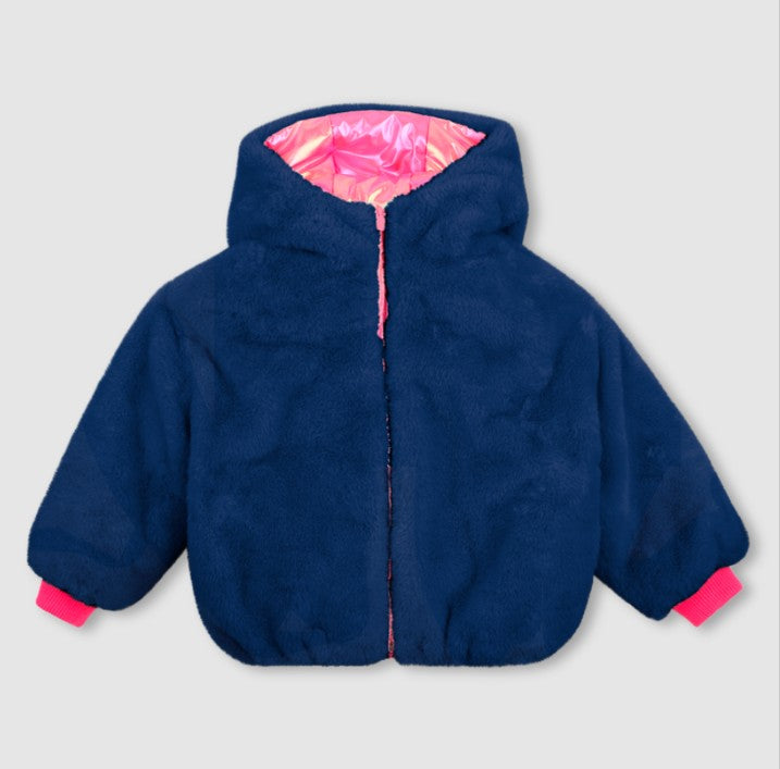 Reversible Faux Jacket Pink