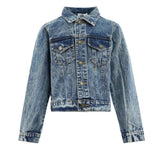 Pastel Rainbow Gems Denim Jacket