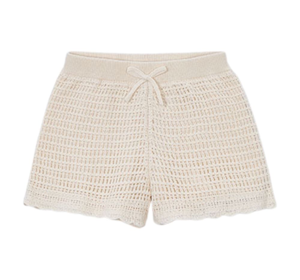 Top Crochet y Pantalón Corto Tricot