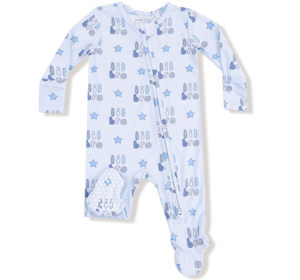 Lil Bro 2 Way Zipper Footie