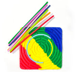 Silly Tubes Silicone Sensory Square Multi