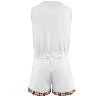 White Rainbow Gems Short Set