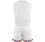 White Rainbow Gems Short Set