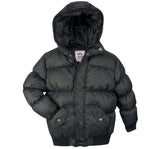 Slim Puffy Coat Black