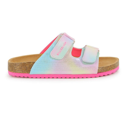 Sparkly Two Strap Slides