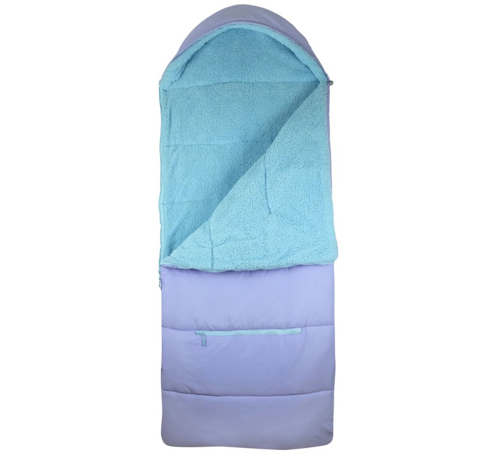Sleep-N Pack Sherpa Big Kid Violet Dream