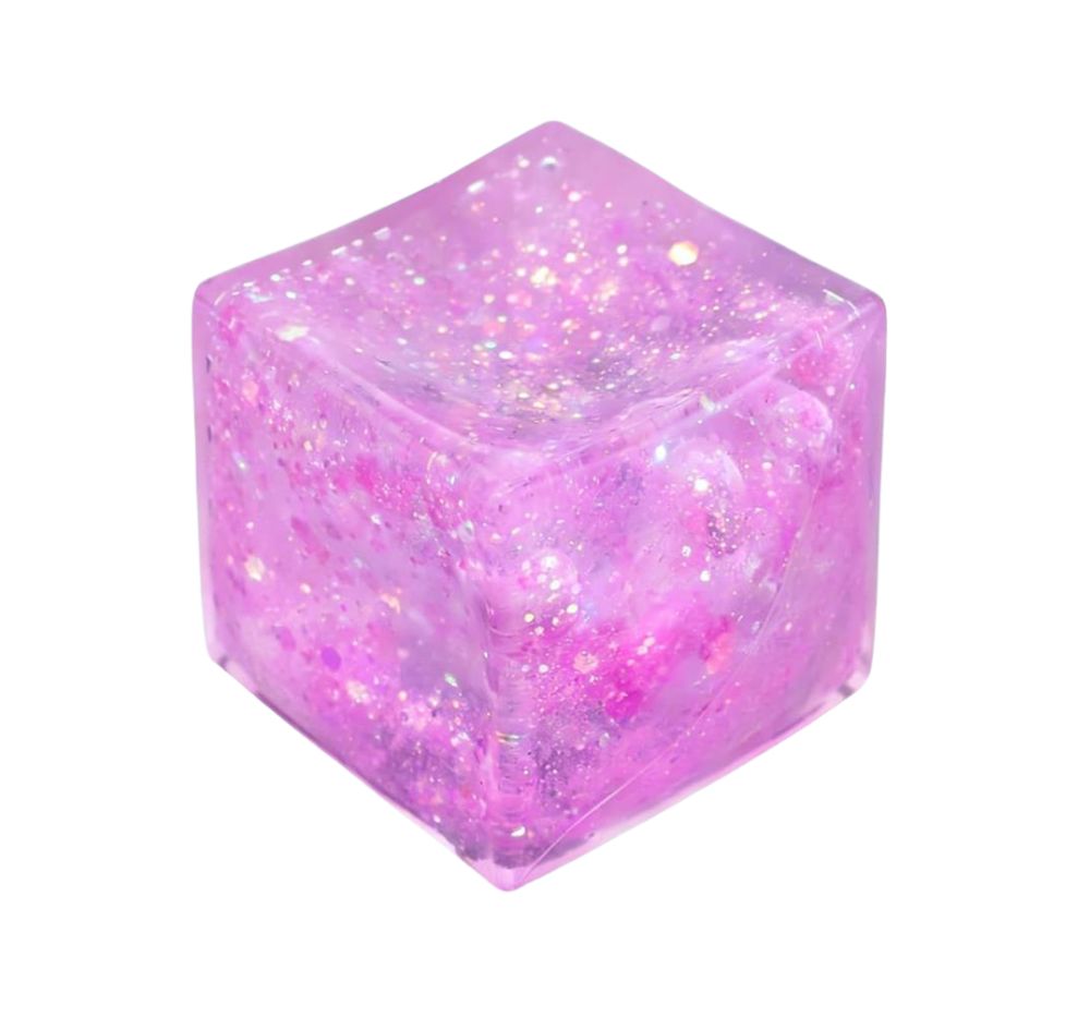 Dough Doughs Sugar Squish Cube Glitter