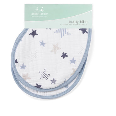 Classic Muslin Burpy Bibs RockStar 2 Pack