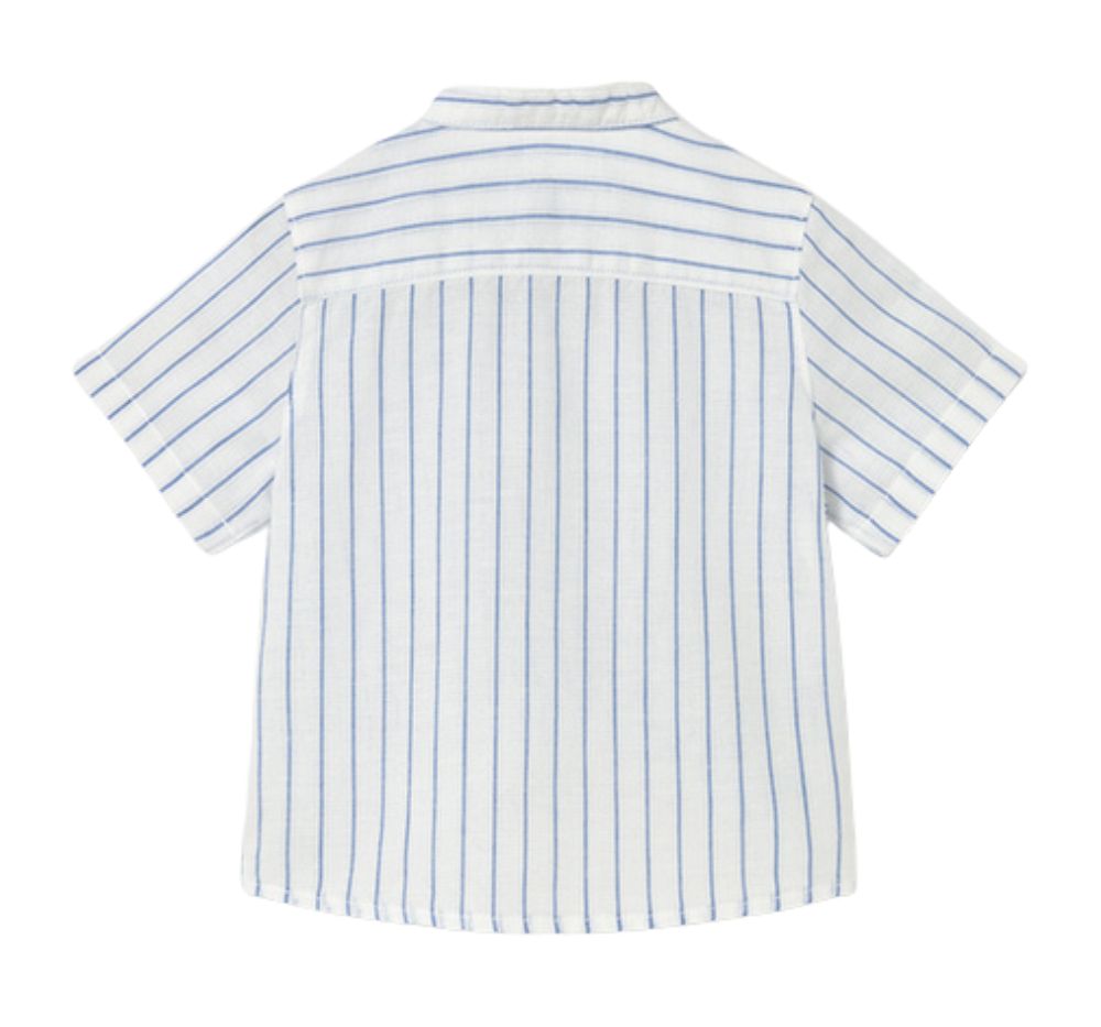 Camisa Lino Cuello Mao y Bermuda Lino
