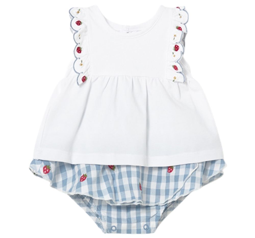 Conjunto Falda Cuadros y Playera
