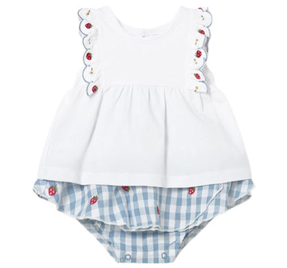 Conjunto Falda Cuadros y Playera