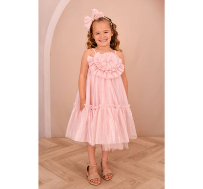 Rosheen Sparkle Tulle Strappy Dress