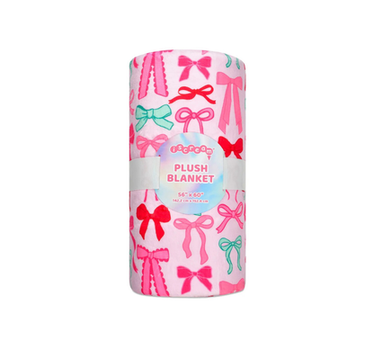Merry Bows Plush Blanket