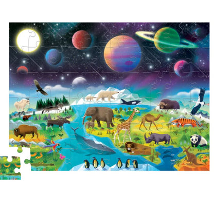 60 Pc Above & Below Earth & Space