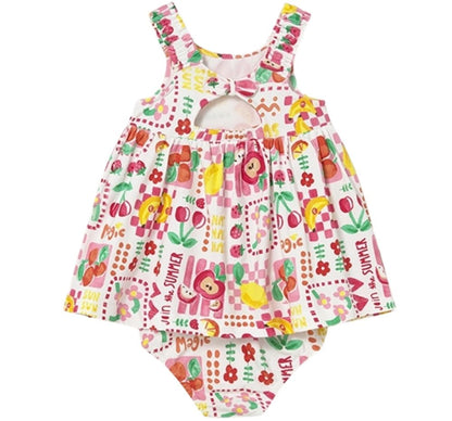Vestido Estampado con Braguita