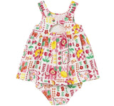 Vestido Estampado con Braguita