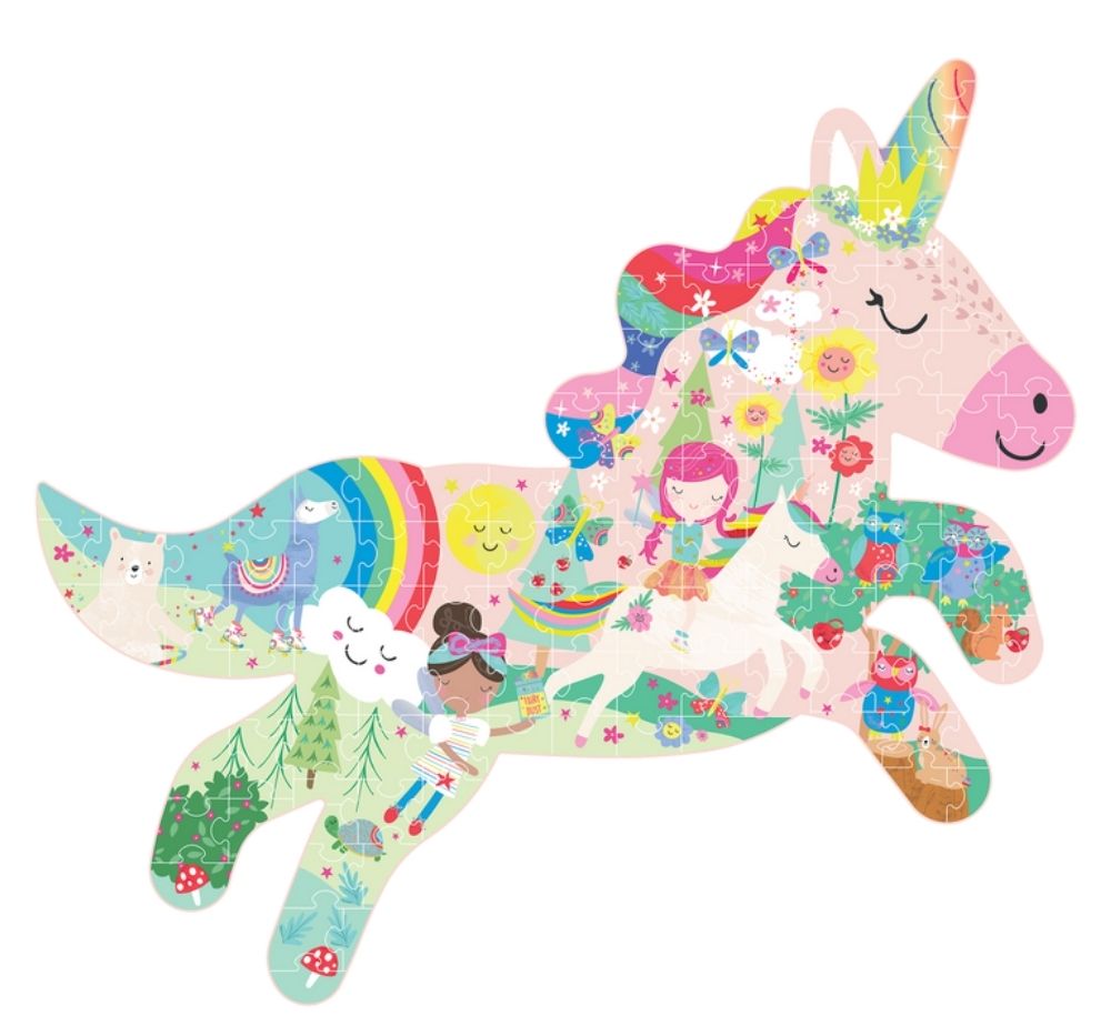 120 PC Shaped Puzzle Rainbow