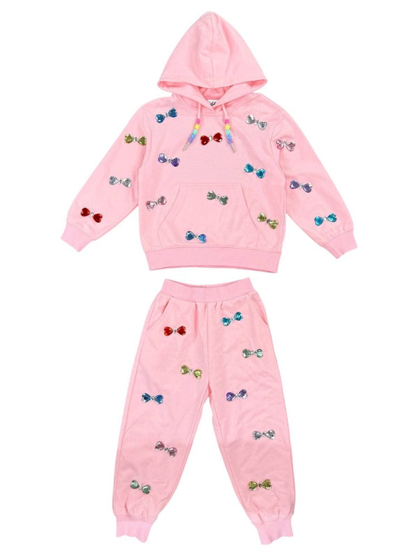 Gem Bows Jogger Set