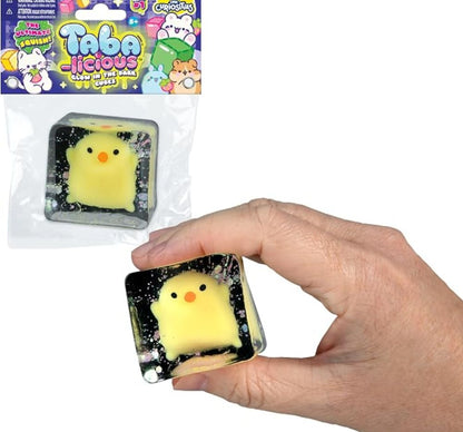 Taba-licious Glow in the Dark Cubes Chicken Yellow