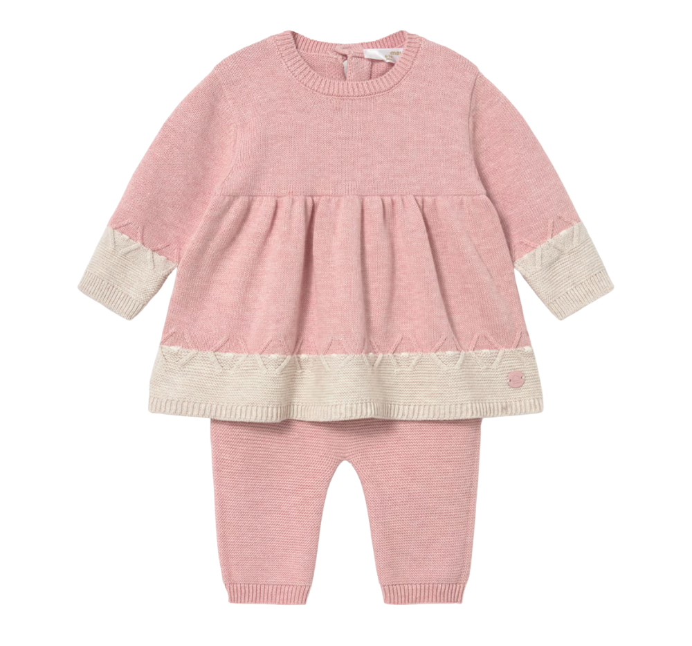 Conjunto Leggings Tricot Rosa B Vigore
