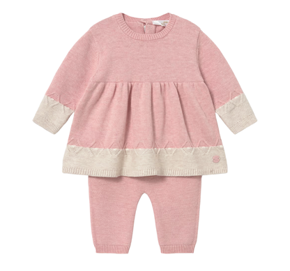 Conjunto Leggings Tricot Rosa B Vigore