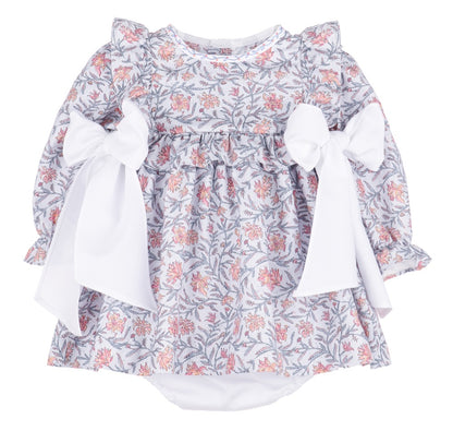 Miller Tate Ruffle Dress Blue