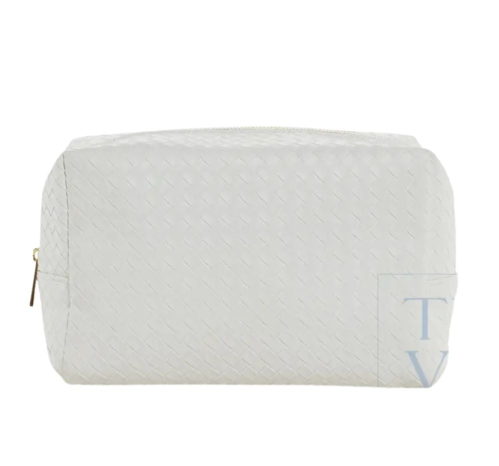 Woven Sand Everyday Cosmetic Bag