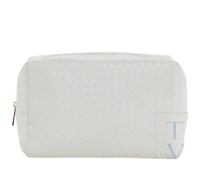 Woven Sand Everyday Cosmetic Bag